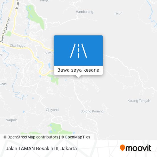 Peta Jalan TAMAN Besakih III