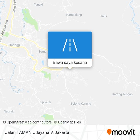 Peta Jalan TAMAN Udayana V