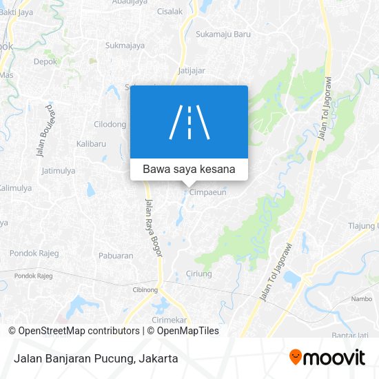 Peta Jalan Banjaran Pucung