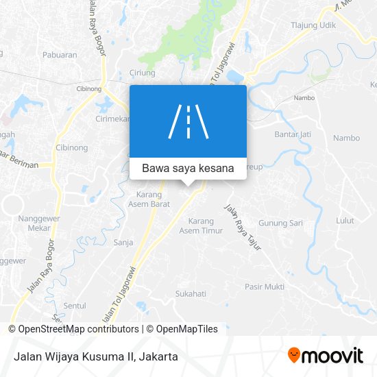 Peta Jalan Wijaya Kusuma II