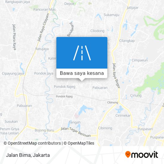 Peta Jalan Bima