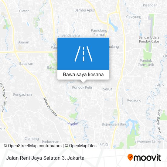 Peta Jalan Reni Jaya Selatan 3