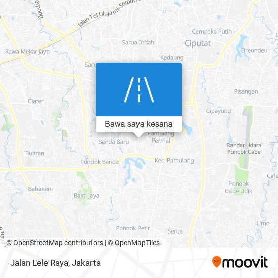 Peta Jalan Lele Raya