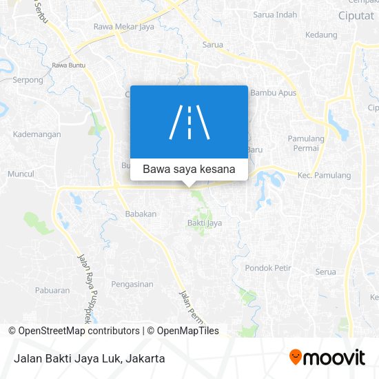 Peta Jalan Bakti Jaya Luk