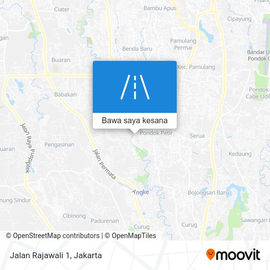Peta Jalan Rajawali 1