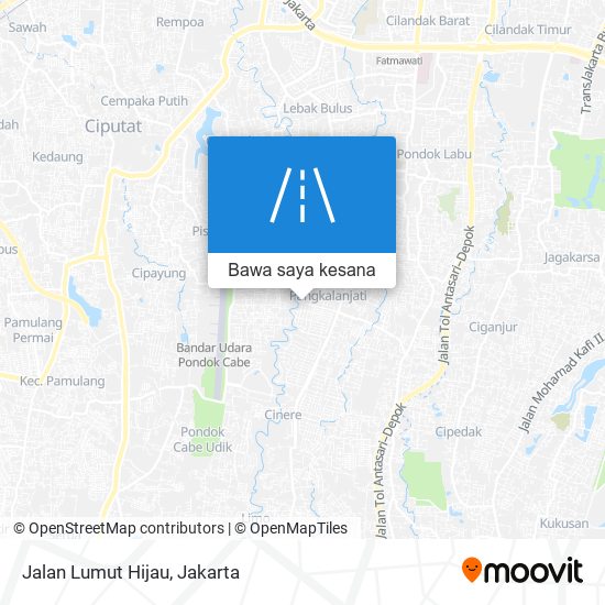 Peta Jalan Lumut Hijau