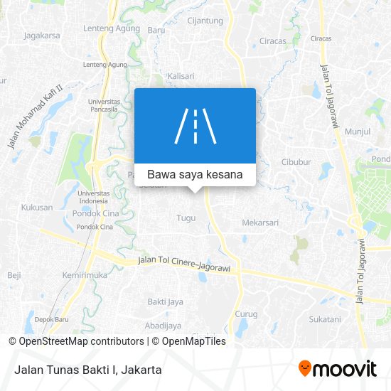 Peta Jalan Tunas Bakti I