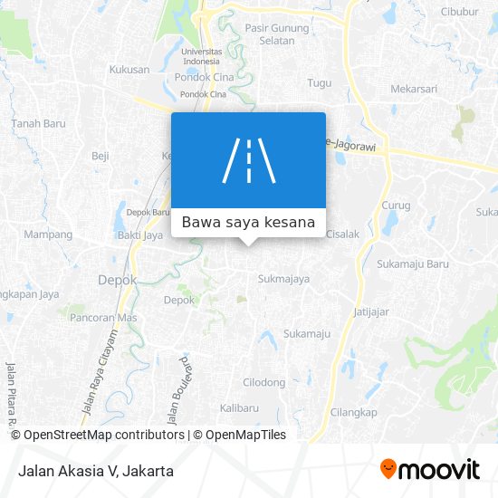 Peta Jalan Akasia V