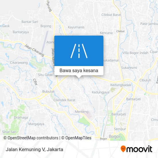 Peta Jalan Kemuning V