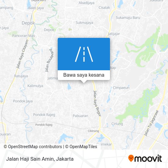 Peta Jalan Haji Sain Amin