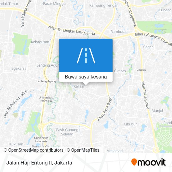 Peta Jalan Haji Entong II