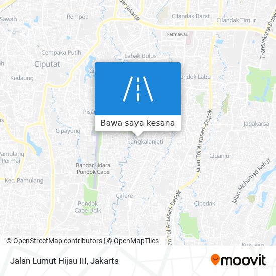 Peta Jalan Lumut Hijau III