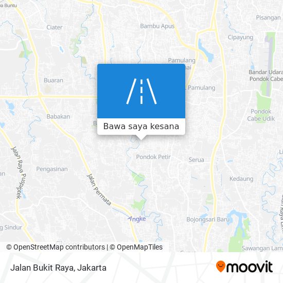 Peta Jalan Bukit Raya