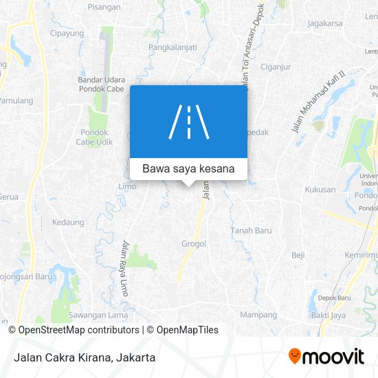 Peta Jalan Cakra Kirana