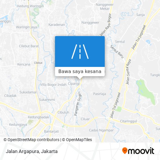 Peta Jalan Argapura