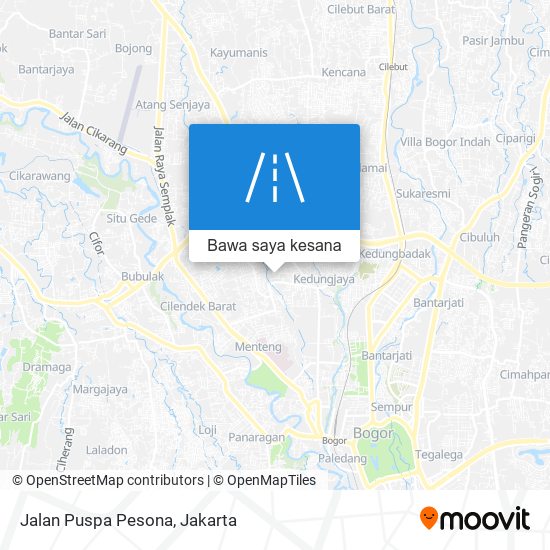 Peta Jalan Puspa Pesona