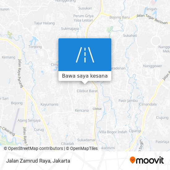 Peta Jalan Zamrud Raya