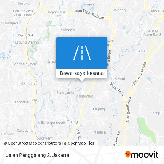 Peta Jalan Penggalang 2