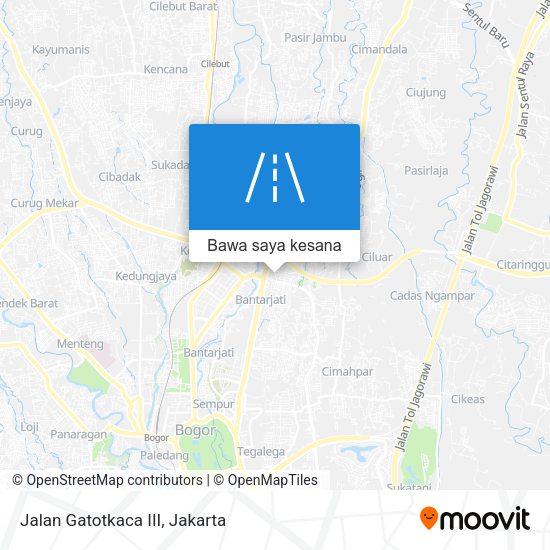 Peta Jalan Gatotkaca III