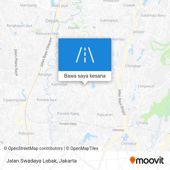 Peta Jalan Swadaya Lebak