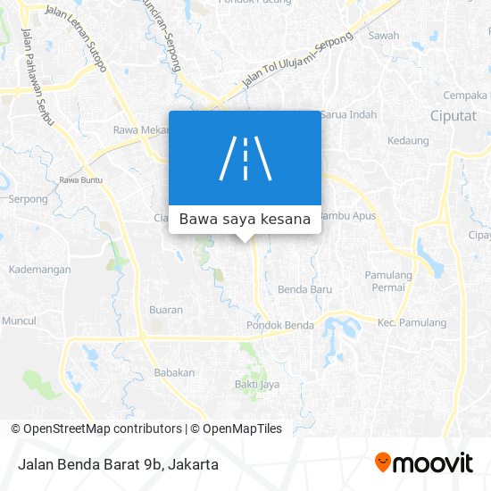 Peta Jalan Benda Barat 9b