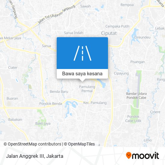 Peta Jalan Anggrek III