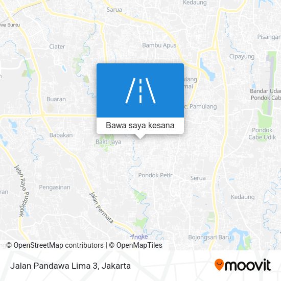Peta Jalan Pandawa Lima 3