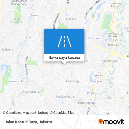 Peta Jalan Kasturi Raya