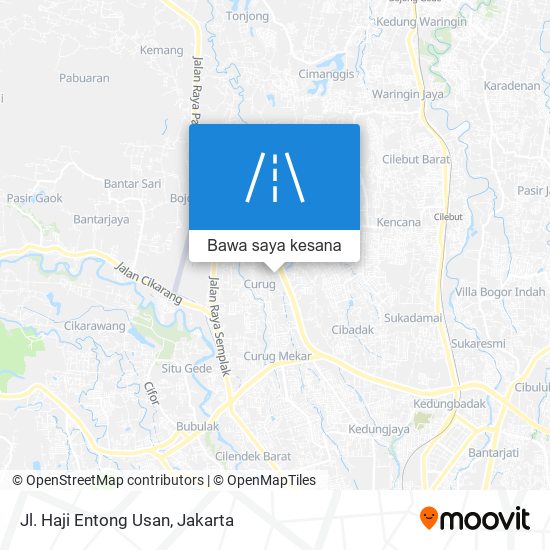 Peta Jl. Haji Entong Usan