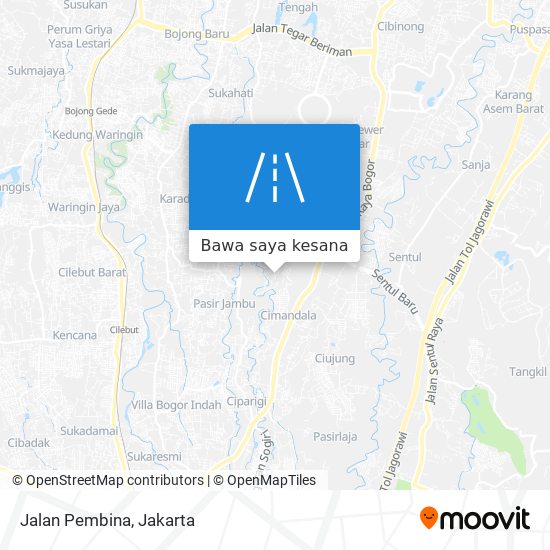 Peta Jalan Pembina