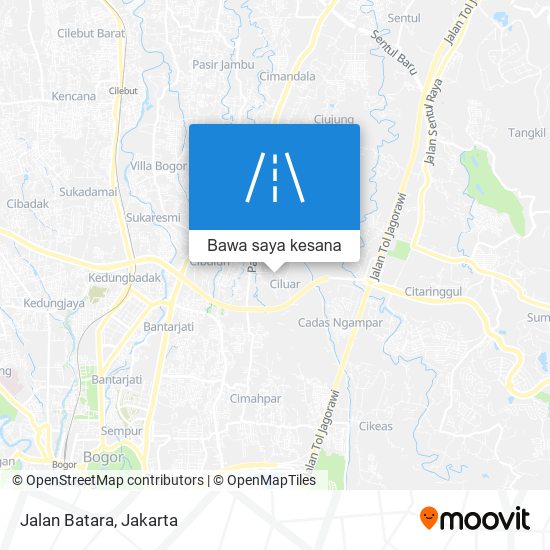 Peta Jalan Batara