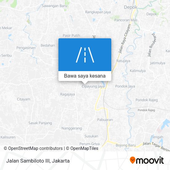 Peta Jalan Sambiloto III