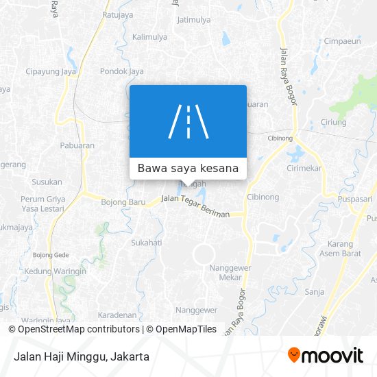 Peta Jalan Haji Minggu