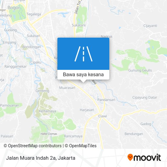 Peta Jalan Muara Indah 2a
