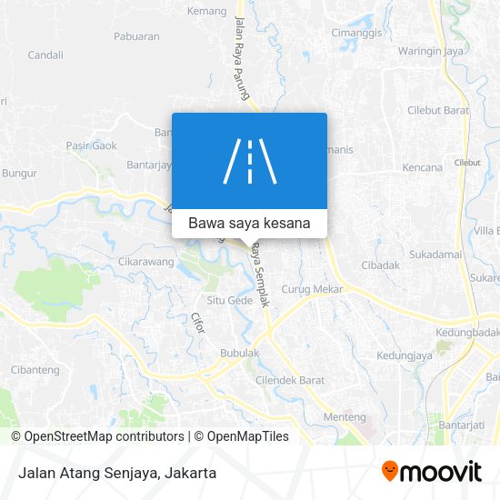 Peta Jalan Atang Senjaya