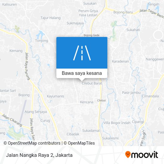 Peta Jalan Nangka Raya 2