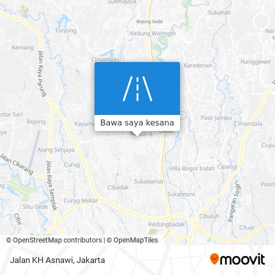 Peta Jalan KH Asnawi