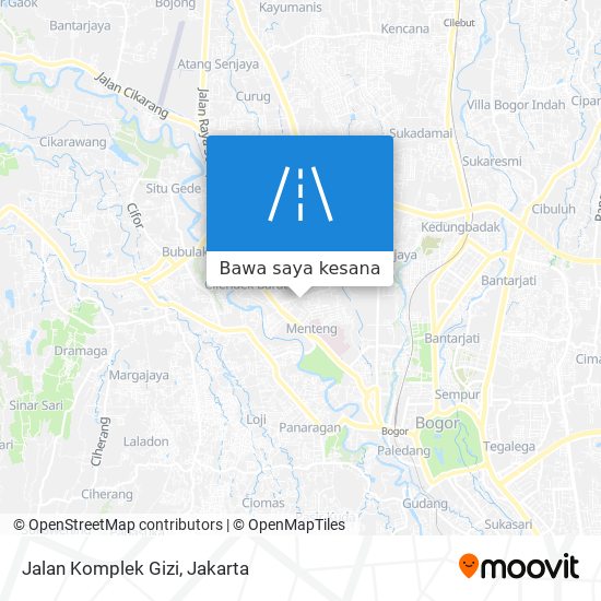 Peta Jalan Komplek Gizi