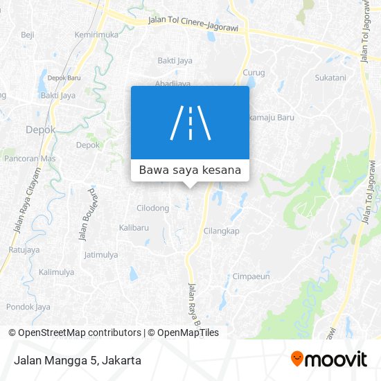 Peta Jalan Mangga 5