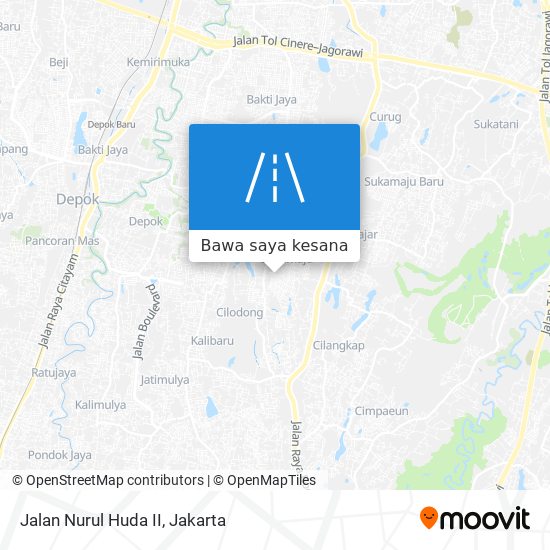 Peta Jalan Nurul Huda II