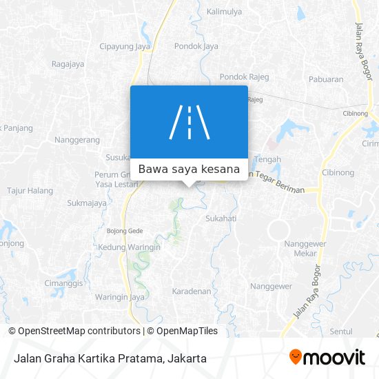 Peta Jalan Graha Kartika Pratama