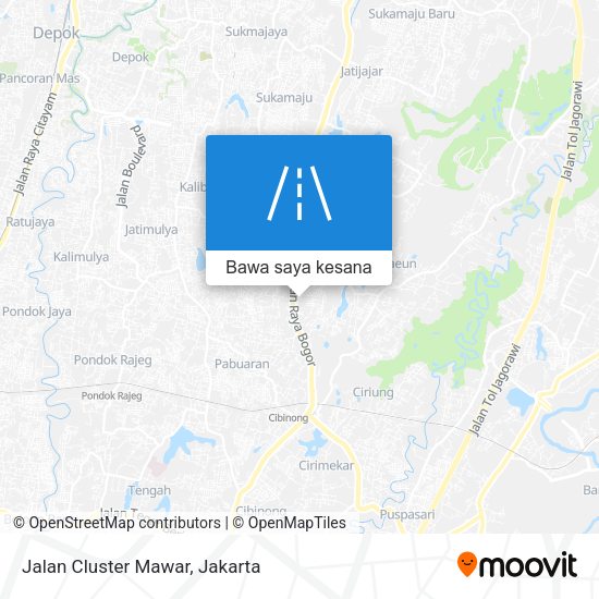 Peta Jalan Cluster Mawar