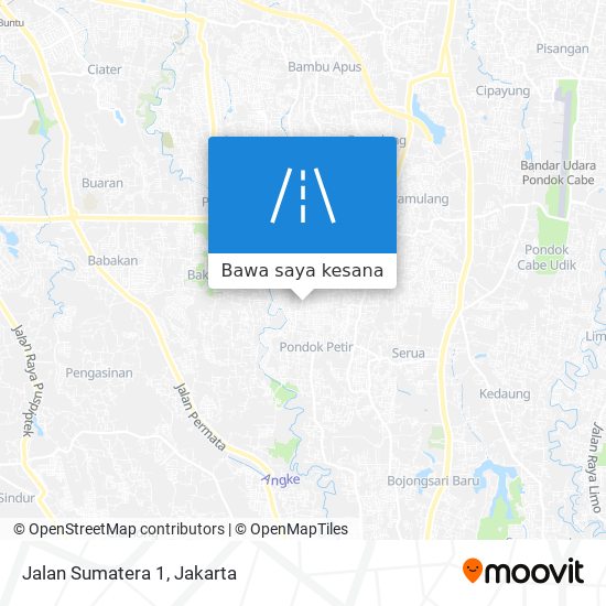 Peta Jalan Sumatera 1