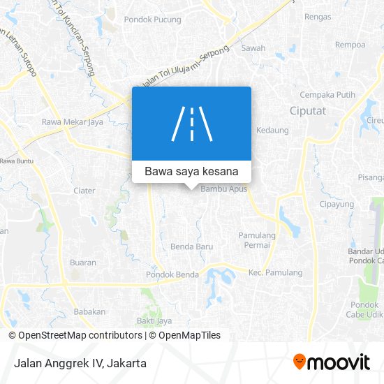 Peta Jalan Anggrek IV