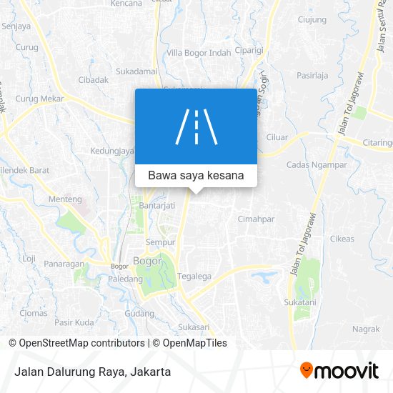 Peta Jalan Dalurung Raya