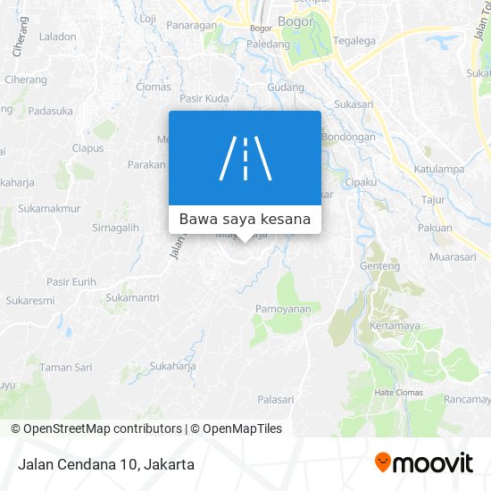 Peta Jalan Cendana 10