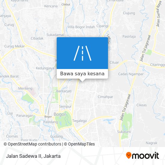 Peta Jalan Sadewa II