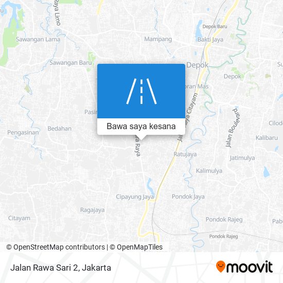 Peta Jalan Rawa Sari 2