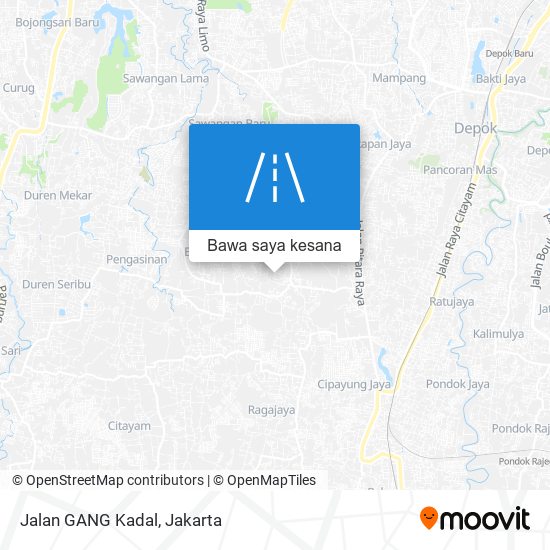 Peta Jalan GANG Kadal