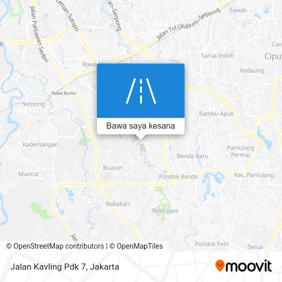 Peta Jalan Kavling Pdk 7